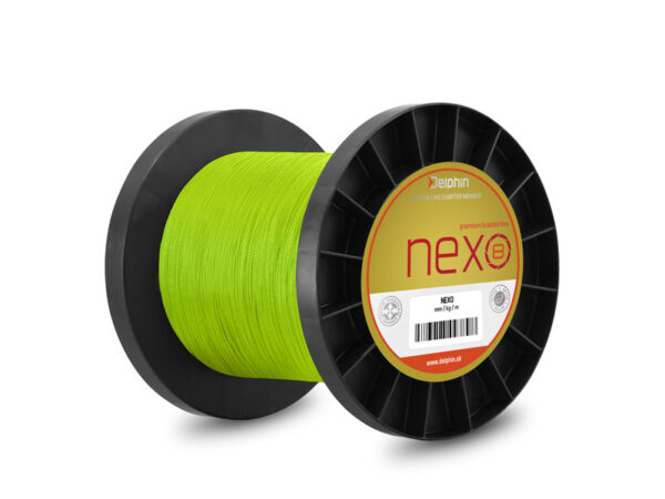 Nöör Delphin NEXO 8 / fluo green 0.12mm 7.5kg 1300m, SKU 101000056
