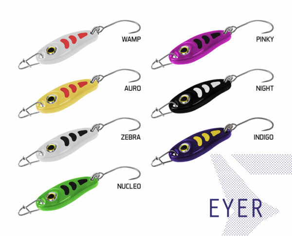 Võnklant Delphin EYER 5g ZEBRA hook #2, SKU 101002406