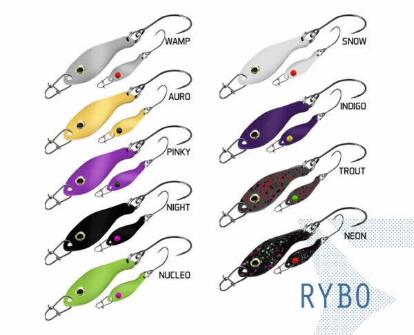 Võnklant Delphin RYBO 0.5g SNOW Hook #8 Sn, SKU 101000732