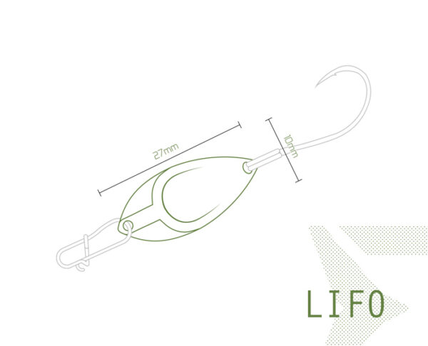 Võnklant Delphin LIFO 5g PINKY hook #8, SKU 101002397