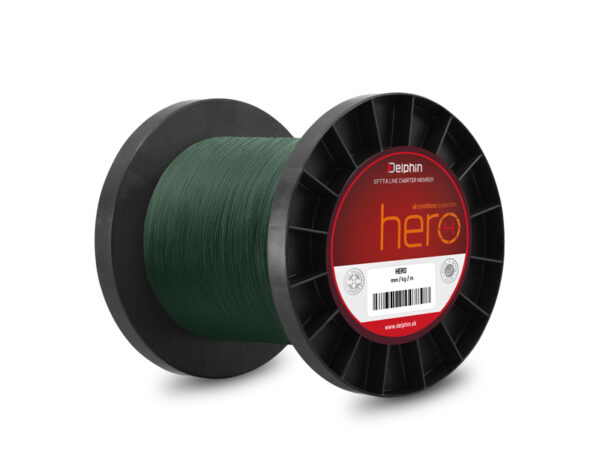 Nöör Delphin HERO green 0.25mm 16.8kg 1000m, SKU 500793720