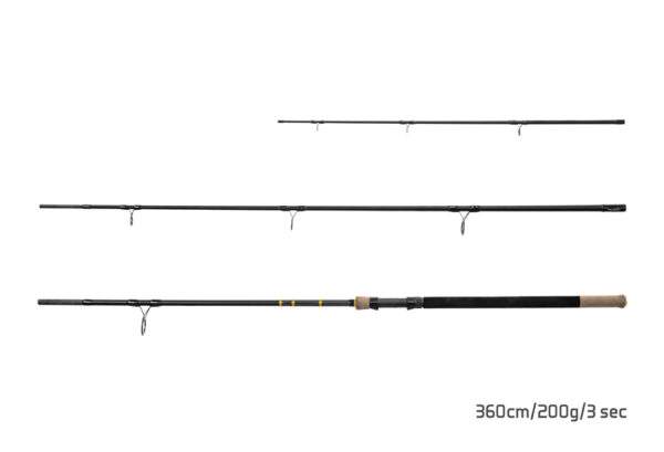 Delphin RIVER Trophy NXT + 4 tips 400cm/200g/3 parts, SKU 101001300