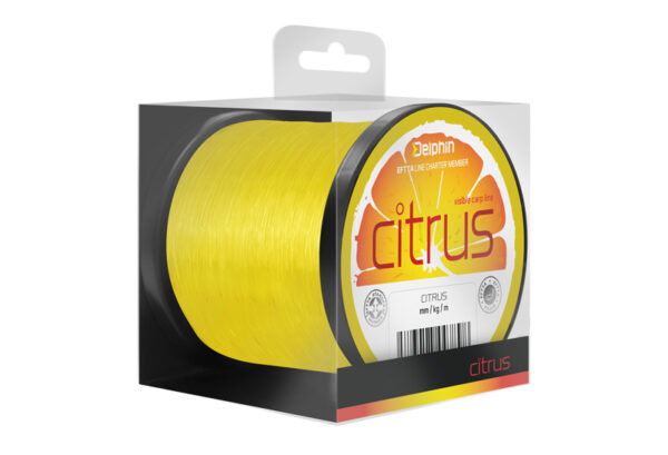 Tamiil Delphin CITRUS / yellow 0.28mm 5.9kg 1200m, SKU 101002782