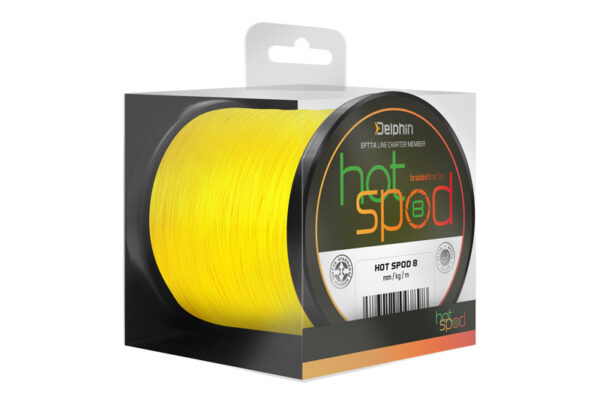 Nöör Delphin HotSPOD 8 / yellow 0.14mm 9.6kg 300m, SKU 101001633