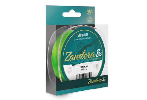 Nöör Delphin ZANDERA 8 / fluo green 0.18mm 14.6kg 150m, SKU 101003040