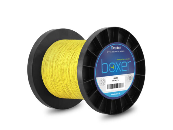 Nöör Delphin BOXER 4 / fluo yellow 0.40mm 30.1kg 1100m, SKU 101001686