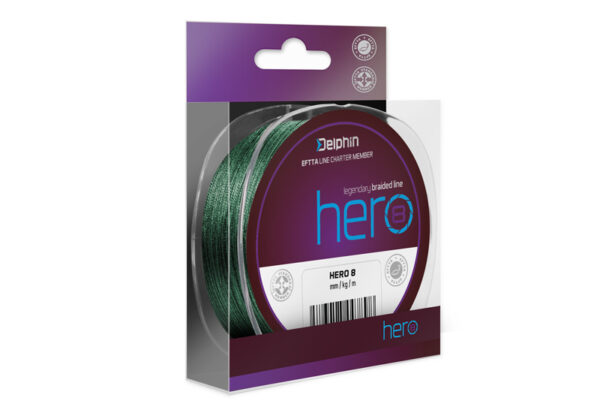 Nöör Delphin HERO 8 / green 0.50mm 36.4kg 300m, SKU 101001721