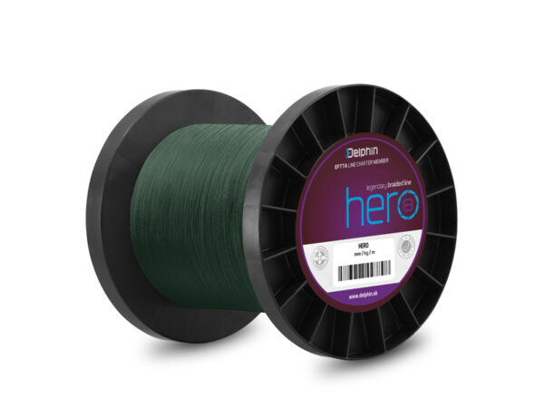 Nöör Delphin HERO 8 / green 0.20mm 14.1kg 1000m, SKU 101001726
