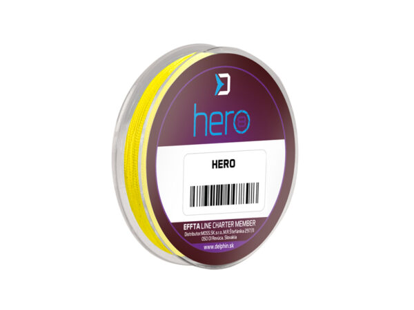 Nöör Delphin HERO 8 / fluo yellow 0.30mm 21.4kg 15m, SKU 101001740