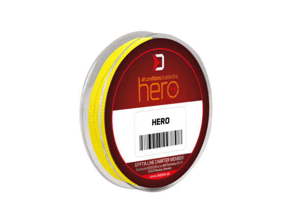 Nöör Delphin HERO 4 / fluo yellow 0.18mm 12.3kg 15m, SKU 101001779