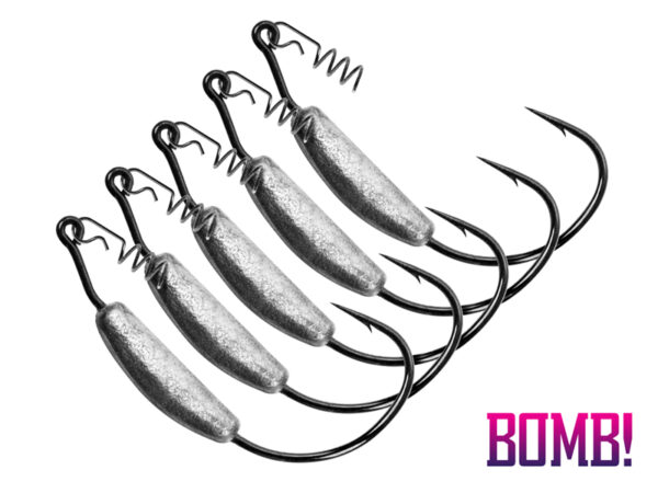 Offset konks BOMB! raskusega / 5pcs 7g-5/0, SKU 101002018