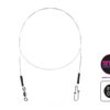 Fluorocarbon tross BOMB! w. swivel and snap hook 2pcs/35cm/9kg, SKU 917500935