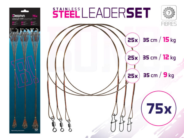 Trossikomplekt teras BOMB! with a swivel. and carabiner. / 7 fibres 75x /20.30.40cm/9kg, SKU 101002077