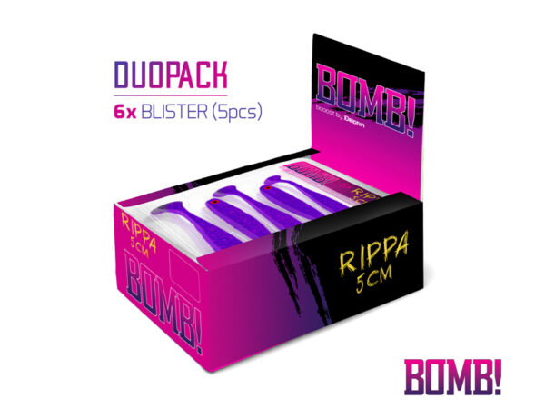 Võdik BOMB! Rippa / 5pcs 5cm/REDFACE, SKU 690030513