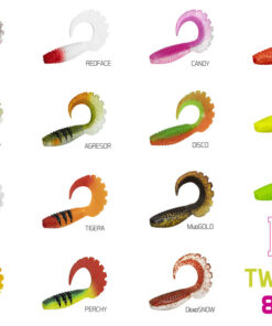 Võdik DuoPACK BOX Delphin TWISTA UVs / 6x 5pcs 8cm/GREENCH, SKU 101003913