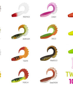 Võdik DuoPACK BOX Delphin TWISTA UVs / 6x 5pcs 10cm/GREENCH, SKU 101003914