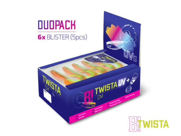 Võdik DuoPACK BOX Delphin TWISTA UVs / 6x 5pcs 10cm/GREENCH, SKU 101003914