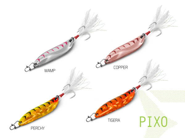 Võnklant Delphin PIXO 10g TIGERA hook #6, SKU 101002445