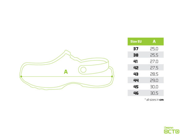 Kroksid  Delphin OCTO / lime green 39, SKU 101002560