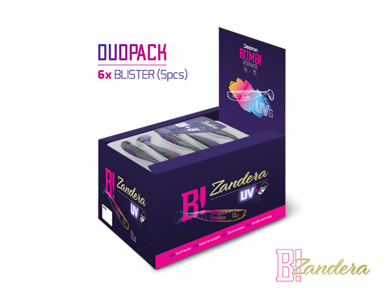 Võdik DuoPACK BOX Delphin ZANDERA UVs / 6x 5pcs 10cm/MINT, SKU 101005215