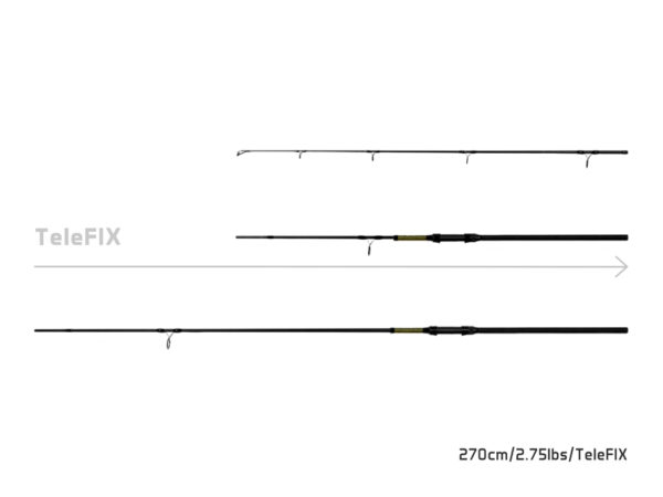 Karbiritv Delphin STALX 270cm/2.75lbs/TeleFIX, SKU 101002625