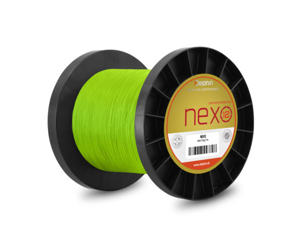 Nöör Delphin NEXO 12 fluo green 0.16mm 11.0kg 1300m, SKU 101002661
