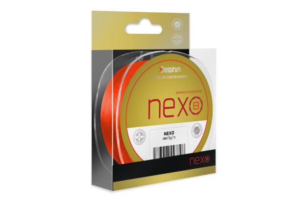 Nöör Delphin NEXO 8 / fluo orange 0.18mm 11.6kg 300m, SKU 101002679