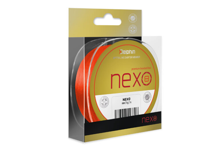 Nöör Delphin NEXO 8 / fluo orange 0.18mm 11.6kg 300m, SKU 101002679