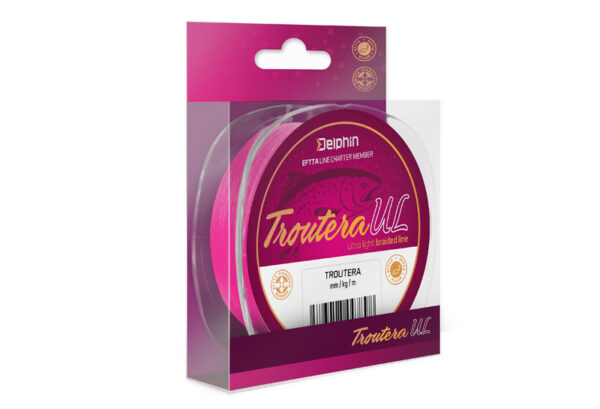 Nöör Delphin TROUTERA / pink 0.045mm 2.4kg 130m, SKU 101002698