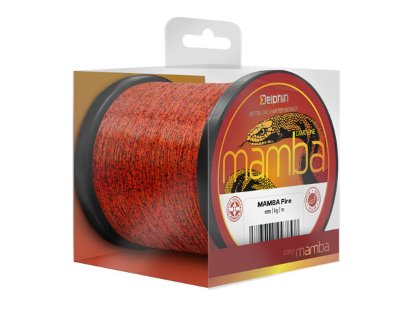 Tamiil Delphin MAMBA Carp / Fire 0.32mm 7.4kg 1200m, SKU 101002753