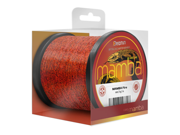 Tamiil Delphin MAMBA Carp / Fire 0.28mm 6.1kg 1200m, SKU 101002751