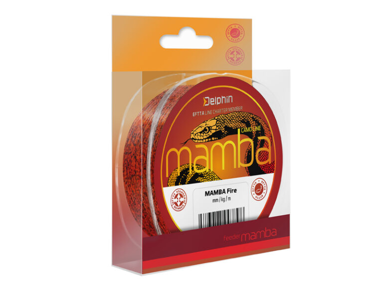 Tamiil Delphin MAMBA Feeder / Fire 0.18mm 2.9kg 200m, SKU 101002761