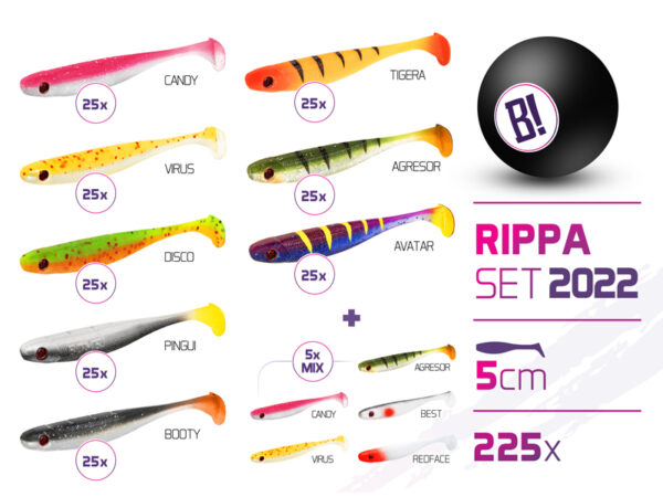 Võdikud BOMB Rippa 2022 colours 5 cm / 225 pcs 5cm, SKU 101002965