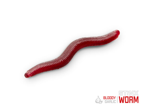 Võdik Delphin B! StinxWORM Garlic / 50pcs 4cm / BLOODY, SKU 101003005