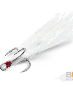 Kolmikkonks Delphin B!RD / 3pcs white feathers #4, SKU 101003093