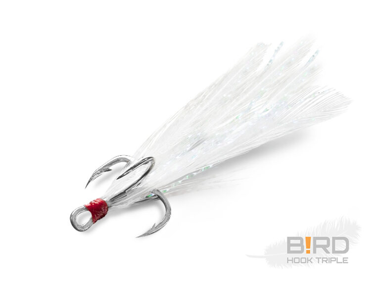 Kolmikkonks Delphin B!RD / 3pcs white feathers #4, SKU 101003093