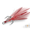 Kolmikkonks Delphin B!RD / 3pcs red feathers #4, SKU 101003097