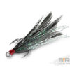 Kolmikkonks Delphin B!RD / 3pcs black feathers #4, SKU 101003101