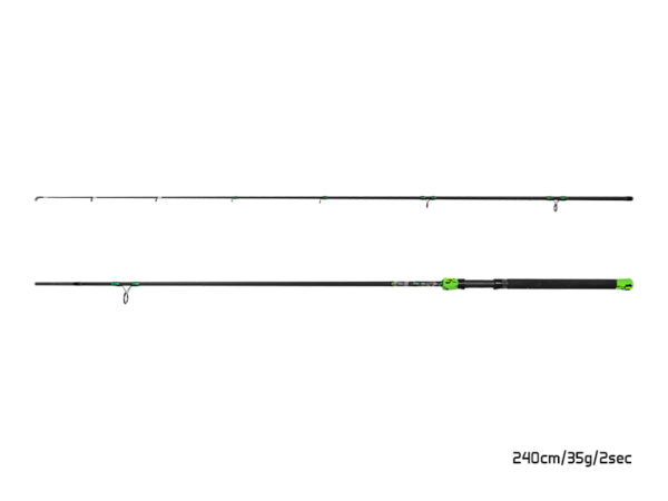 Spinning Delphin GreenCODE Hard 240cm/50g/2 parts, SKU 101003132