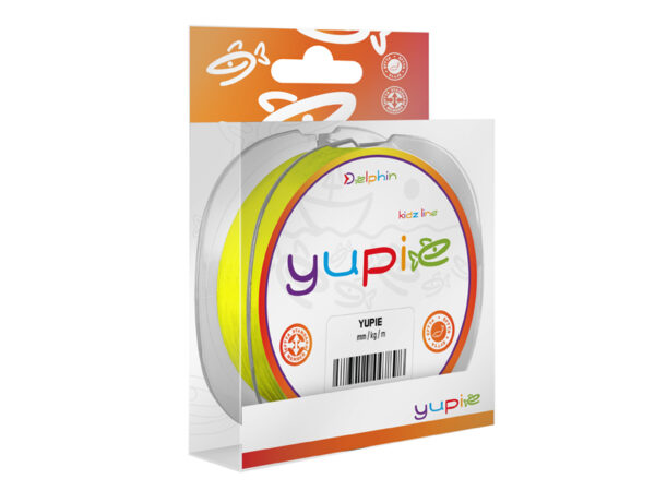 Tamiil Delphin YUPIE / fluo yellow 0.20mm 3.7kg 300m, SKU 101003223