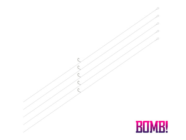 Dropshot rakendus Delphin BOMB! D-SHOT 1m / #4 / 0.16mm / 5pcs, SKU 101003503