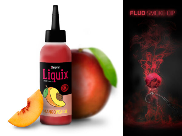 Fluo dip D SNAX LiquiX /100ml Mango-Peach, SKU 101003533