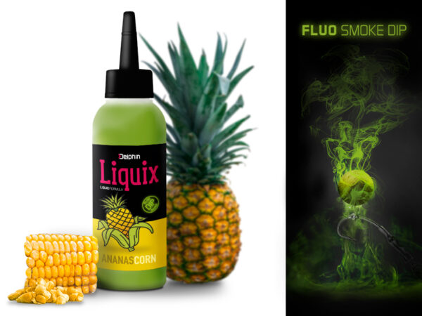 Fluo dip D SNAX LiquiX /100ml Corn-Pineapple, SKU 101003538