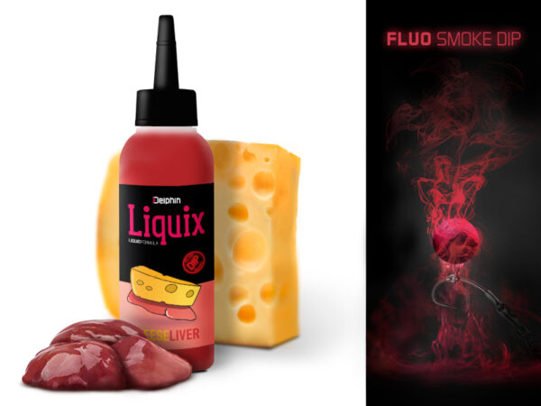 Fluo dip D SNAX LiquiX /100ml Cheese-liver, SKU 101003540