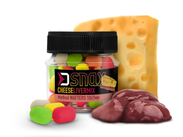 MIX D SNAX WAFT lure 10x7mm/20g Cheese-liver, SKU 101003739
