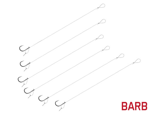Lips Delphin FLR D-rig / 6pcs 8cm / 0.22mm / BARB #8 / Sting7mm, SKU 101003775