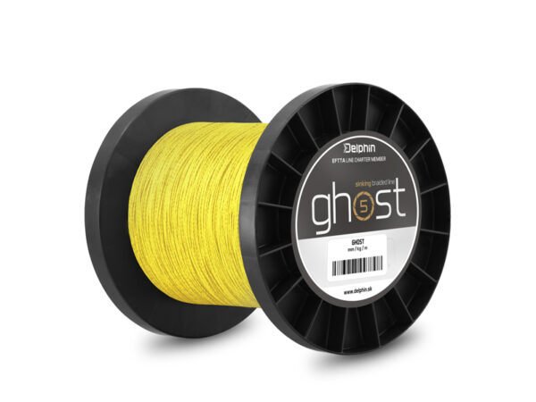 Nöör Delphin GHOST 4+1 / yellow 0.16mm 8.2kg 6000m, SKU 101003791