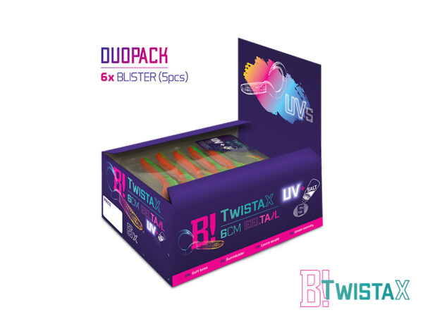 Võdik DuoPACK BOX Delphin TwistaX Eeltail UVs / 6x 5pcs 6cm/EPIDEMY, SKU 101004060