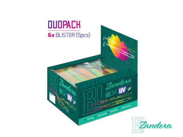 Võdik DuoPACK BOX Delphin ZANDERA FlexiFLOAT UVs / 6x 5pcs 12cm/MINT, SKU 101005191