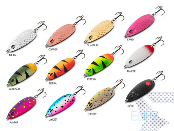 Võnklant Delphin ELIPZ FullSCALE 12g COPPER Hook #2, SKU 101004126